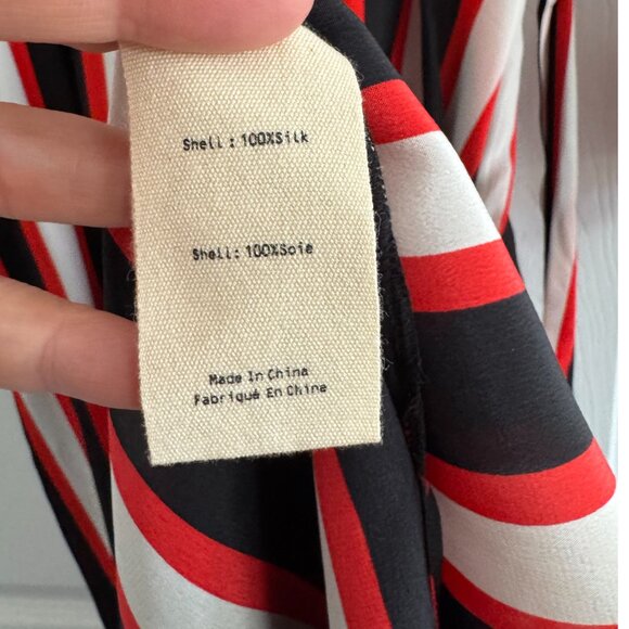 L'Agence "Cameron" Striped Silk Dress, size XS - Picture 8 of 10
